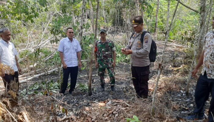 Kapolsek Silau Kahean Imbau Warga Tidak Melakukan Pembakaran Di Area Hutan