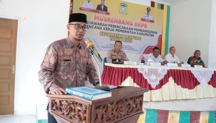 Kecamatan Leupung Gelar Musrenbang