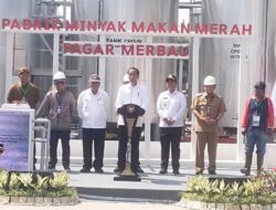 Presiden Resmikan Pabrik Minyak Makan Merah Pertama Di Indonesia