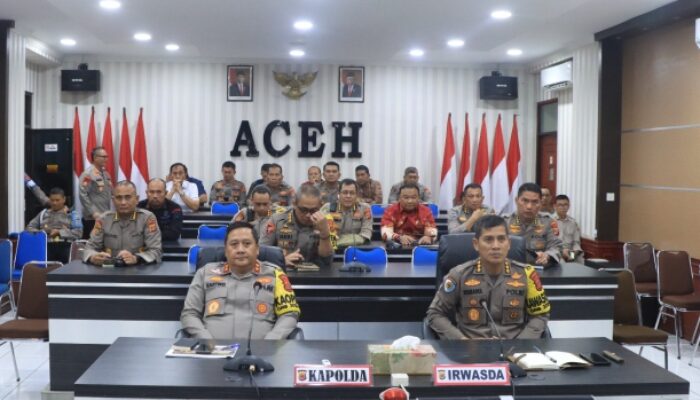Kapolda Aceh Hadiri Pembukaan Rakernis Gabungan