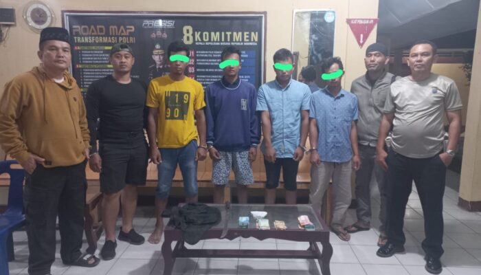 Polsek Serbelawan Tangkap 4 Laki-laki Diduga Pelaku Curas