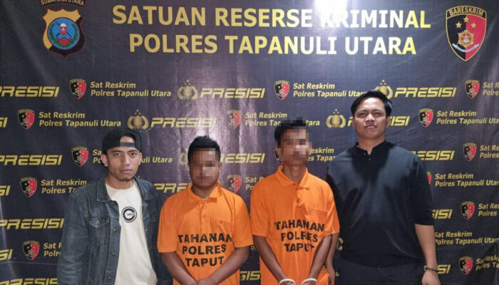 Polres Taput Tangkap 2 Tersangka Pelaku Curanmor