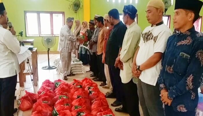 Kemenag Aceh Tamiang Salurkan 500 Paket Sembako