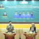 Ketua DPRK Banda Aceh Farid Nyak Umar mengisi seminar di UIN Ar Raniry Banda Aceh, Rabu (06/03/24). (Waspada/T.Mansursyah)