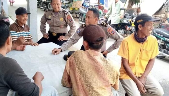 Sat Binmas Polres Langkat  Berikan Imbauan Kamtibmas