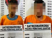 Polres P.Siantar Ringkus 2 Pengedar Sabu Asal Simalungun