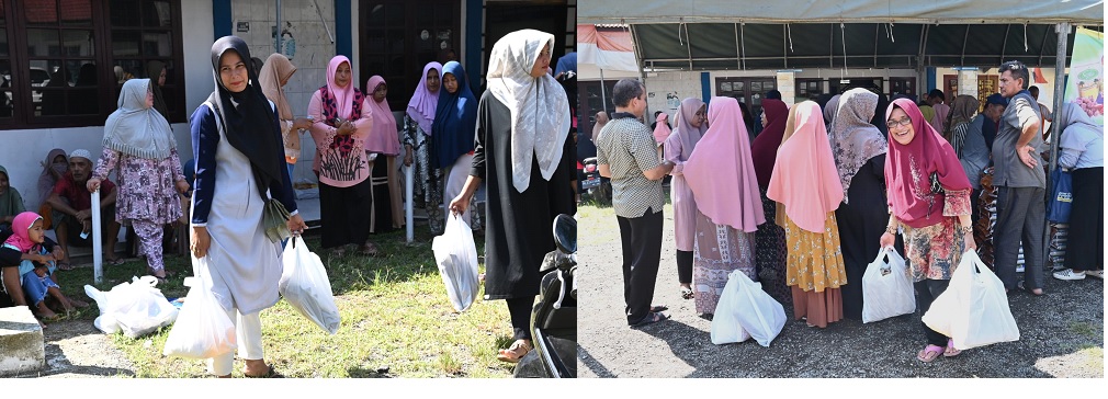 Masyarakat Samahani Manfaatkan Bazar Pangan Murah Pemkab Aceh Besar