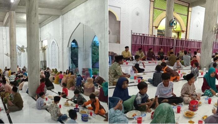 Pemuda Rekamas Ujung Tanah Abdya Bukber Santuni Yatim Duafa