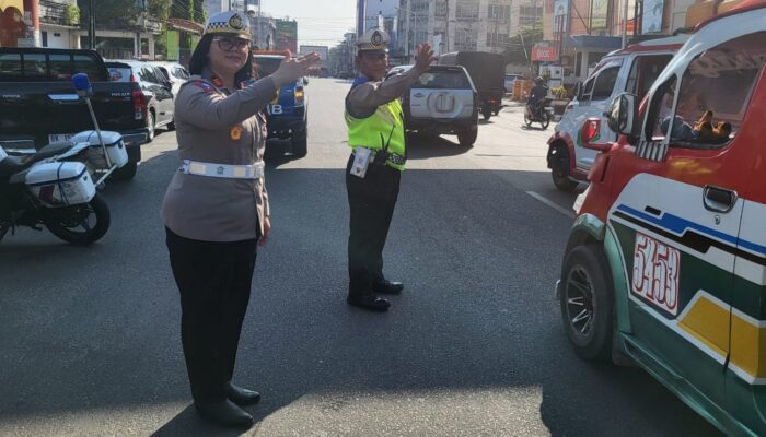 6 Hari Ops Keselamatan Toba, Polres P.Siantar Tindak 85 Kenderaan