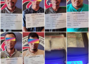 Di Palas, Enam Tersangka Narkoba Dibekuk Polisi