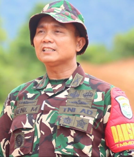 Dandim 0110/Abdya, yang juga Dansatgas TMMD 119 Letkol Inf Beni Maradona. Selasa (19/3).Waspada/Syafrizal