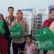 Masyarakat sekitaran wilayah operasional perusahaan menerima parcel lebaran dari RSI PT Aqua Fram Nusantara. Waspada/Darmawan