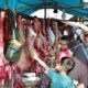 Suasana penjualan daging meganug puasa hari kedua di Sabang. (Waspada/TZ)