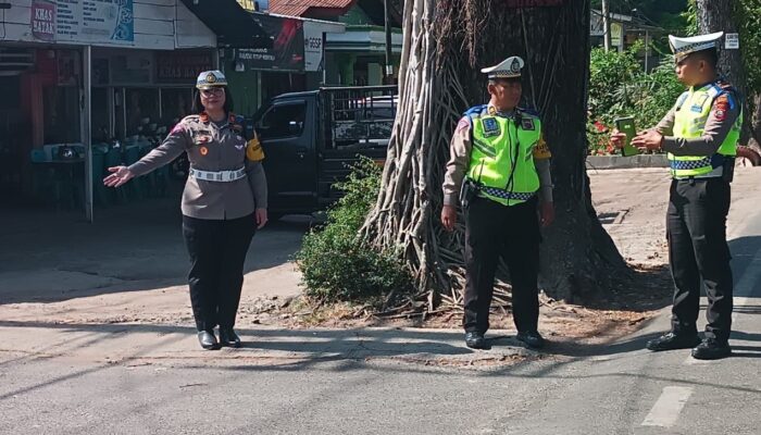 Persiapan Operasi Ketupat 2024, Kasat Lantas Polres P.Siantar Survei Jalur Alternatif