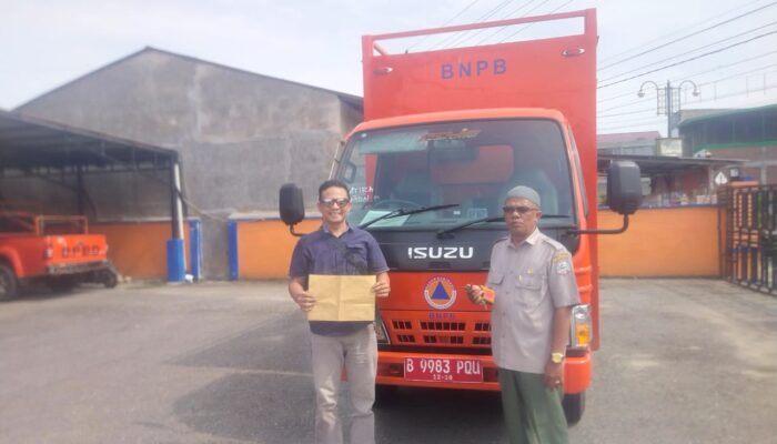 BPBD Agara Terima Hibah Mobil Toilet Dari BNPB
