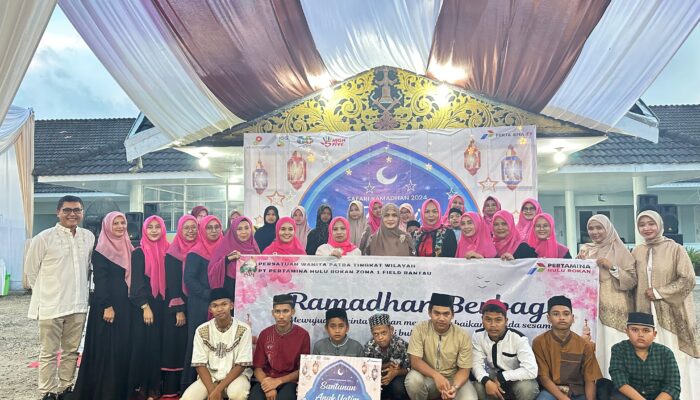 Pertamina EP Field Rantau Gelar Safari Ramadhan Bersama Anak Yatim