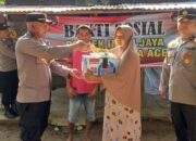 Warga Cot Bada Terima Bantuan Baksos Polresta Banda Aceh