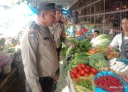 Jelang Ramadan, Polres P.Siantar Cek Ketersediaan Bahan Pangan Di Pasar Horas