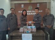 Kejari Tanjungbalai Sita Uang Hasil Narkotika 808 Juta Rupiah