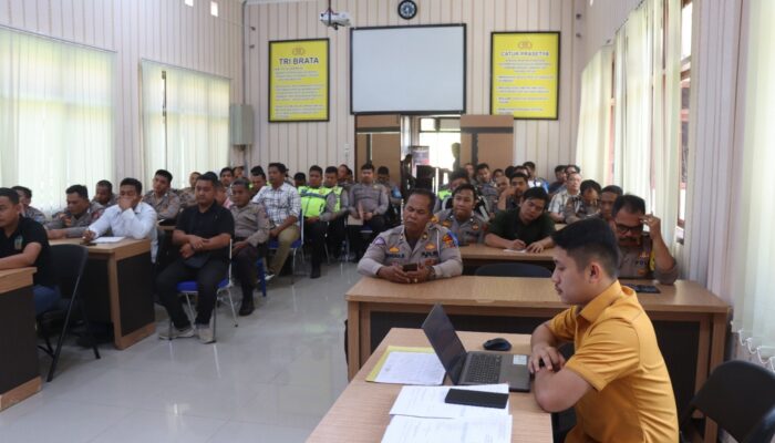 Personel Polres Humbahas Test Psikologi Pemakaian Senpi
