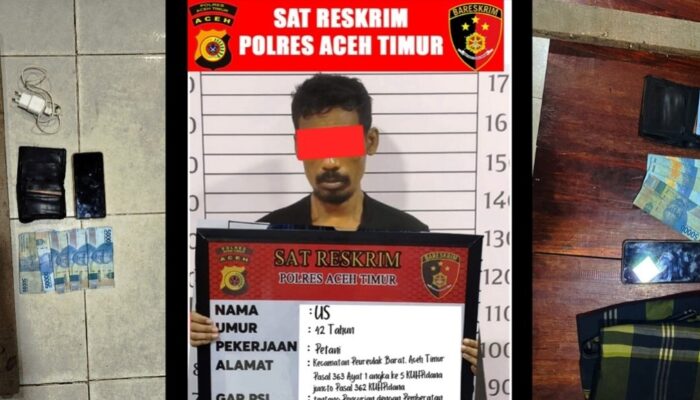 Pelaku Spesialis Pencurian Toko Dibekuk