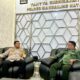 Kepala Balai TNBG bincang-bincang hangat dengan Kapolres Madina. Waspada/Ali Anhar Harahap