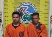 Polres Padangsidimpuan Tangkap 2 Pria Di Salambue