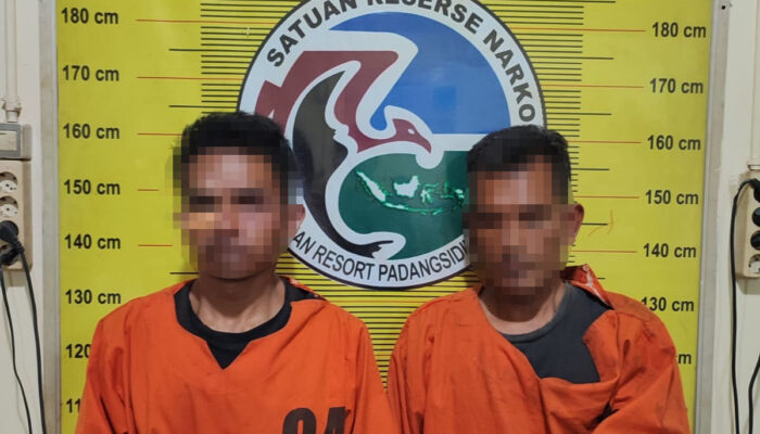 Polres Padangsidimpuan Tangkap 2 Pria Di Salambue