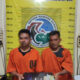 Kedua tersangka berikut barang bukti diamankan di Mapolres Padangsidimpuan. (Waspada/Ist)