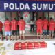 Tahun 2024 sebanyak 22 tersangka di Polda Sumut menunggu vonis mati dari pengadilan,belum lama ini. Waspada/ist  