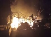 Satu Rumah Ludes Dilalap Si Jago Merah Saat Ditinggal Takjiah