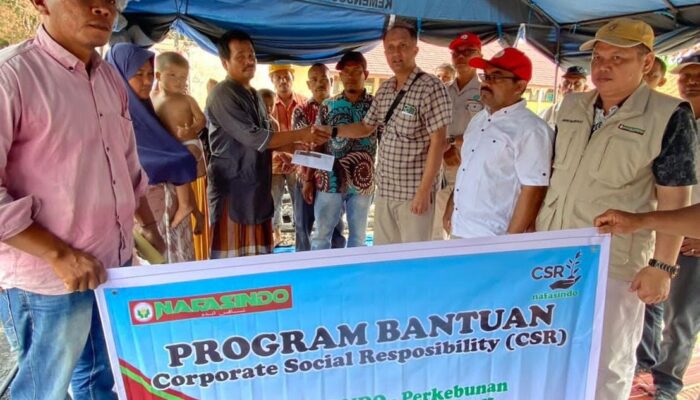 Nafasindo Serahkan Bantuan Tunai Korban Kebakaran Di Singkil