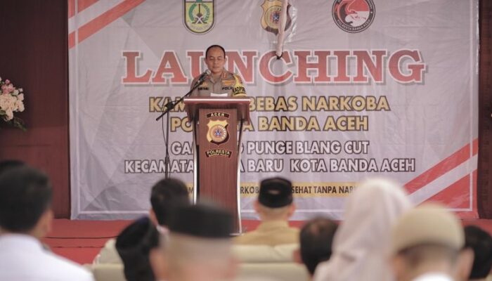 Delapan Kampung Bebas Narkoba Telah Dilaunching, Salah Satunya Punge Blang Cut