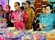 TP PKK Provsu Tinjau Nagori Percontohan Bangga Kencana Kesehatan 2024 Di Simalungun