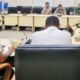 Rapat kordinasi terkait Haroan Bolon di ruang rapat Kantor Bupati Simalungun, Pamatangraya, Rabu (6/3).(Waspada/ist).