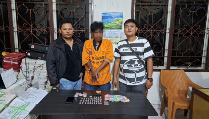 Miliki Sabu 7,50 Gram, SRM Ditangkap Unit Reskrim Polsek Tanahjawa