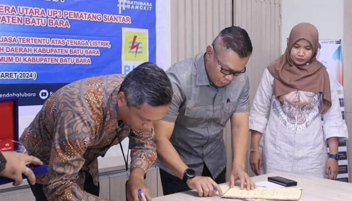 Pemkab Batubara – PT PLN Teken MoU