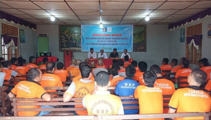Rutan Tarutung Dan OBH Yesaya 56 Taput Adakan Penyuluhan Hukum