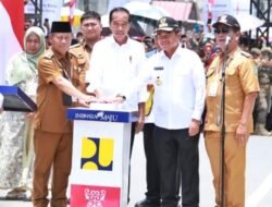 Bupati Simalungun Dampingi Presiden Resmikan Inpres Jalan Daerah