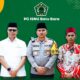   KETUA PC ISNU Kabupaten Batubara, Jasmi Assayuti foto bersama, Pj Bupati Nizhamul dan Kapolres AKBP Taufik Hidayat Thayeb pada kegiatan istiqhosah baru lalu.Waspada/Ist