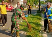 Polsek Siantar Marihat Gotong Royong Bersama Forkopimca
