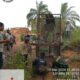 BBTNGL dan pihak terkait lainnya melakukan pengamanan dan pasang Kandang jebak di sekitar TKP pasca penyerangan Harimau Sumatera terhadap dua warga Sei Lepan Kab.Langkat, Jumat (15/3). Waspada/ist 