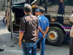 Polres P.Siantar Edukasi Operasi Keselamatan Toba Di Loket Bus