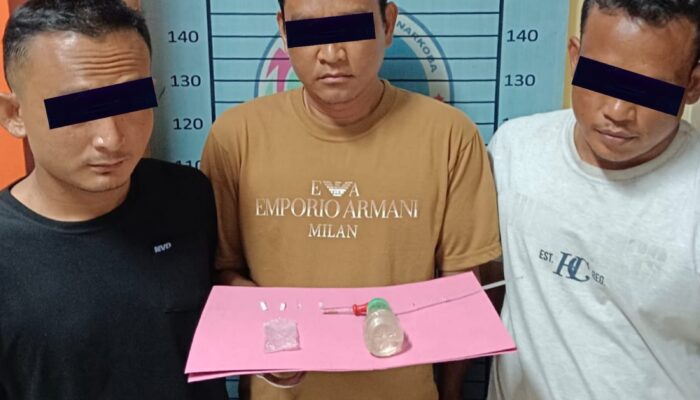 2 Pengedar, 1 Pengguna Sabu Diamankan Polres Agara