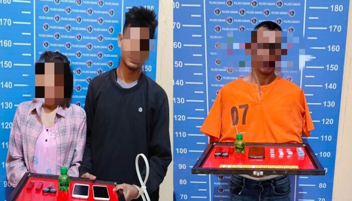 Tiga Pelaku Tindak Pidana Narkotika Diamankan
