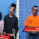 Tampak dalam gambar pelaku tindak pidana narkotika berinisial SB alias Ay. 49, DI, 28 dan PM , 22 ditahan di Polres Sabang. (Waspada/ist)