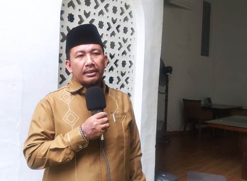 KETUA Harian Yayasan Haji Anif (YHA) juga sebagai Sekretaris Panitia MTQ, Ustadz H. Muhammad Safii Sitepu, S.Ag, SH, MH. Waspada/Hang Tuah Jasa Said