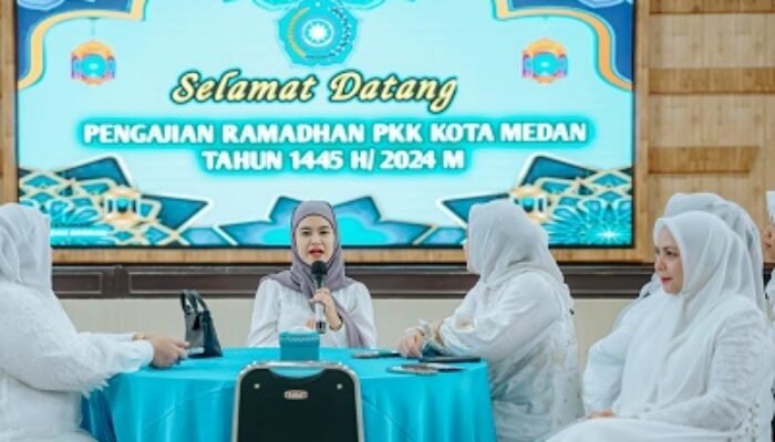 Pererat Silaturahmi dan Tingkatkan Keimanan  Kader, TP PKK Gelar Pengajian Bulan Suci Ramadhan 1445 H