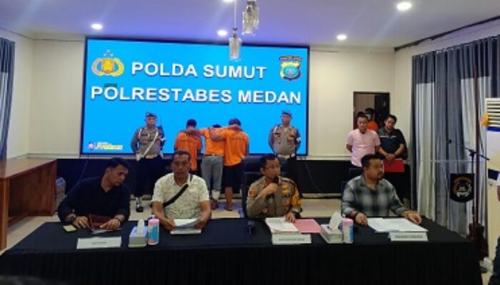 Polsek Percut Seituan Ringkus Komplotan Begal Sadis Terhadap Ojol Di Laut Dendang