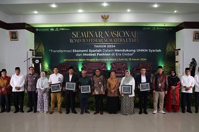 FEBI UINSU-BI Gelar Seminar Road to Festival Ekonomi Syariah Sumut 2024